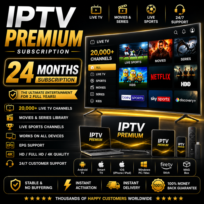 Premium ITV – 24 Month Subscription 🔥